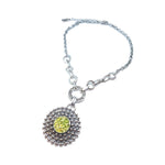 Load image into Gallery viewer, Peridot round pendant